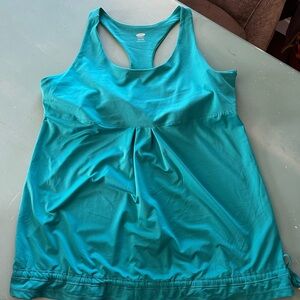 OldNavy Active Teal Racerback Tank Top